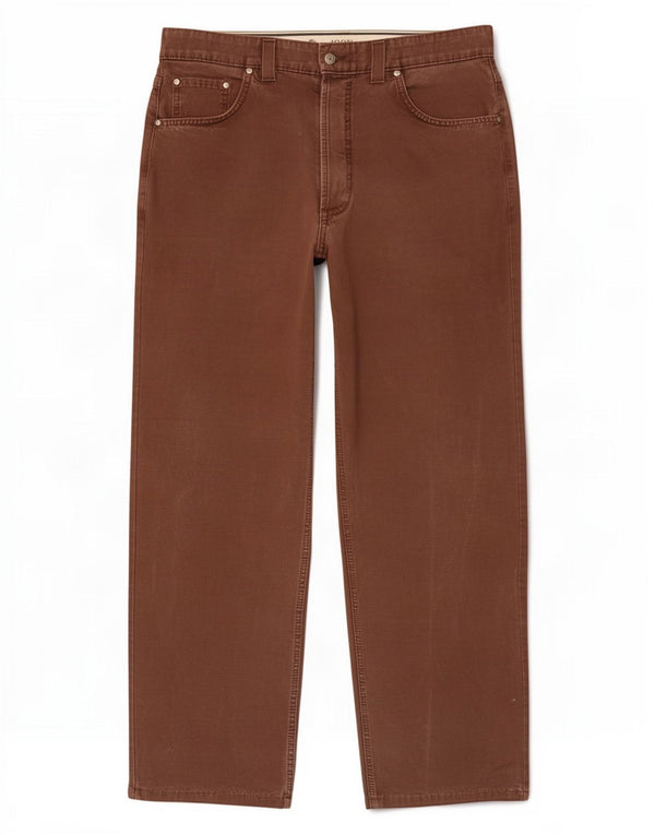 Joop Herre Lige Casual Bukser IT 50 Large W34 L29 Brun Bomuld