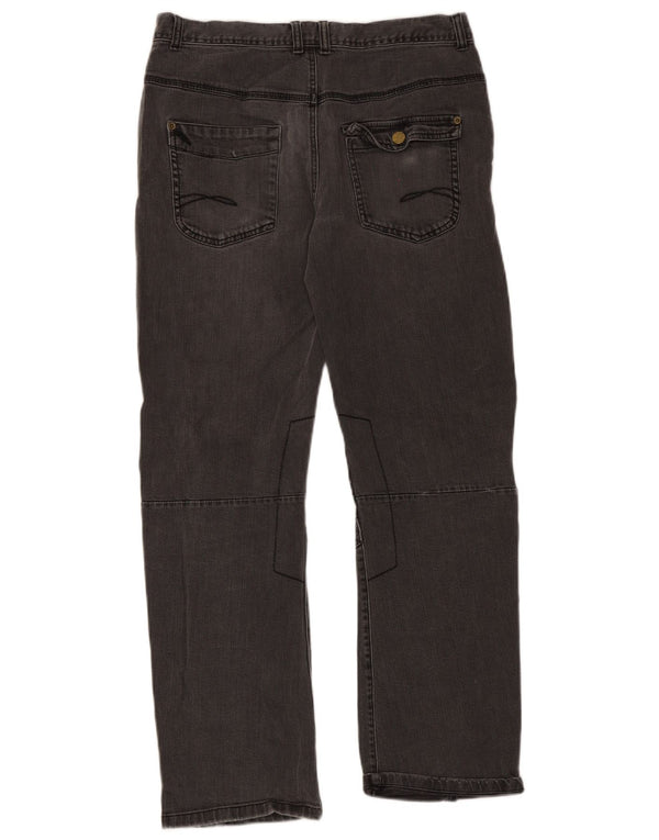 Marks & Spencer Girls Banana Straight Jeans 15-16 år W34 L30 Grå Bomuld