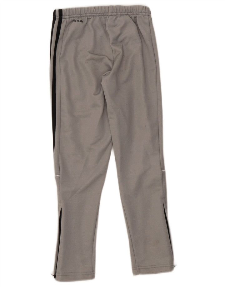 Adidas Boys Aeroready Tracksuit Bukser 7-8 år Grå polyester