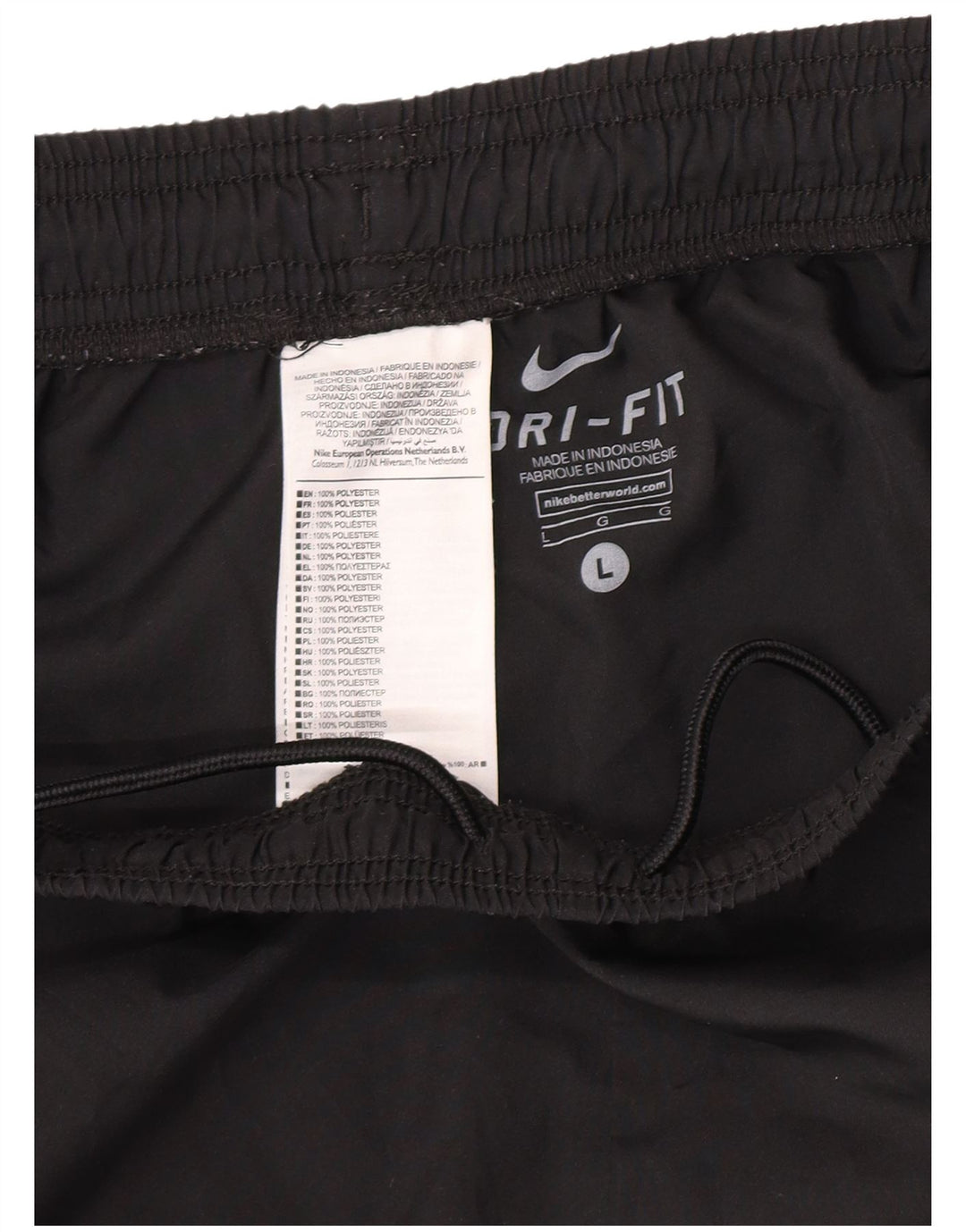 Nike Herre Ascoli Calcio 1898 sportsshorts store sorte polyester