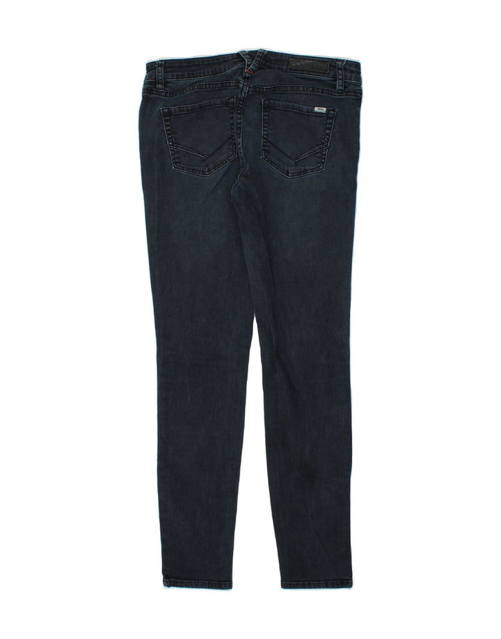 VANS Womens Skinny Jeans US 9 Medium W29 L29 Navy Blue Cotton Vintage Vans and Second-Hand Vans from Messina Hembry 