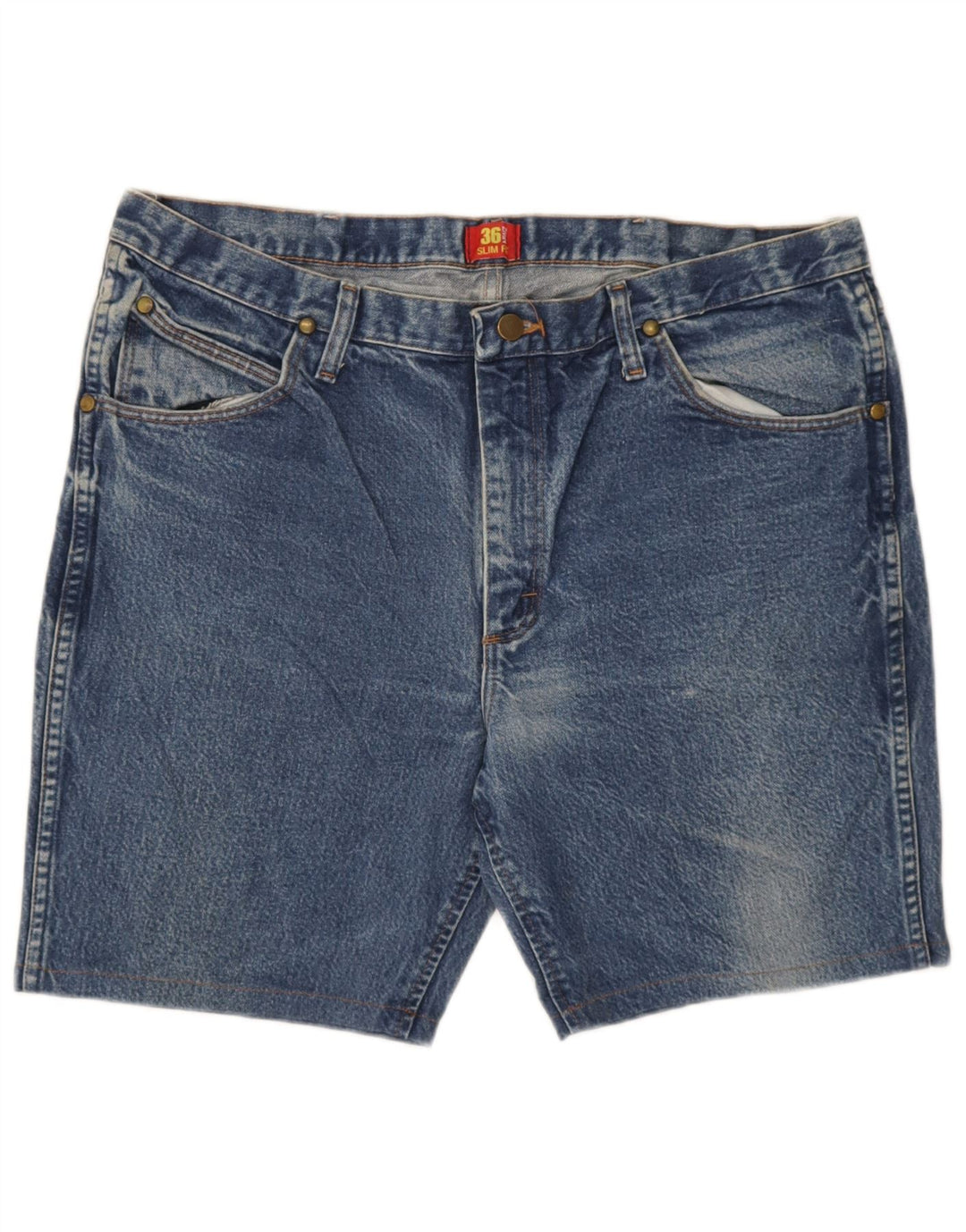 Wrangler Denim Shorts til mænd W38 XL Blå Bomuld
