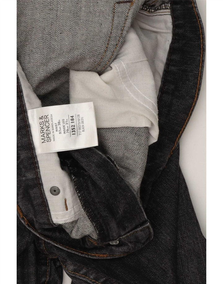 Marks & Spencer Herre Blue Harbor Straight Straight Jeans W38 L31 Grå