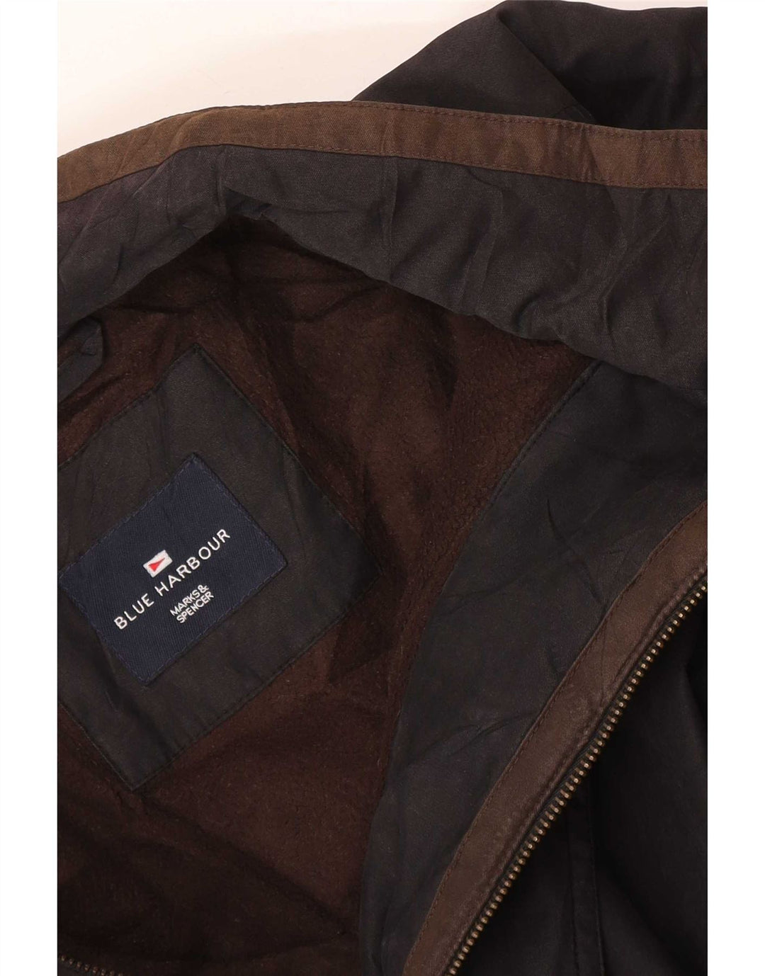 Marks & Spencer Herre Blue Harbor Windbreaker Coat UK 38 Medium Black