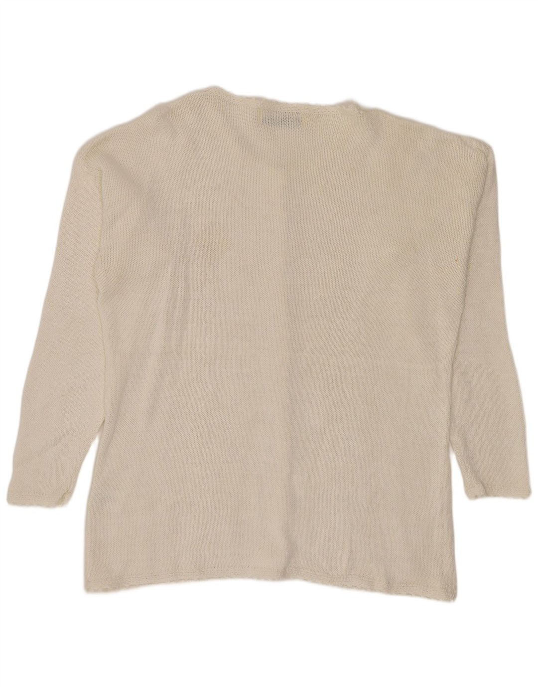 Paramour Dame Cardigan Sweater One Size Hvid Blomster Ramie