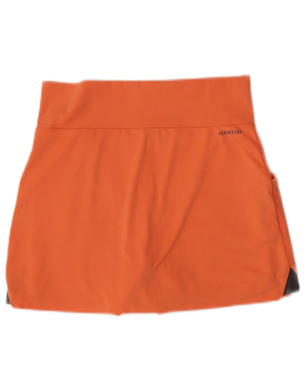 ADIDAS Pige Skort 11-12 År Orange Polyester Sports