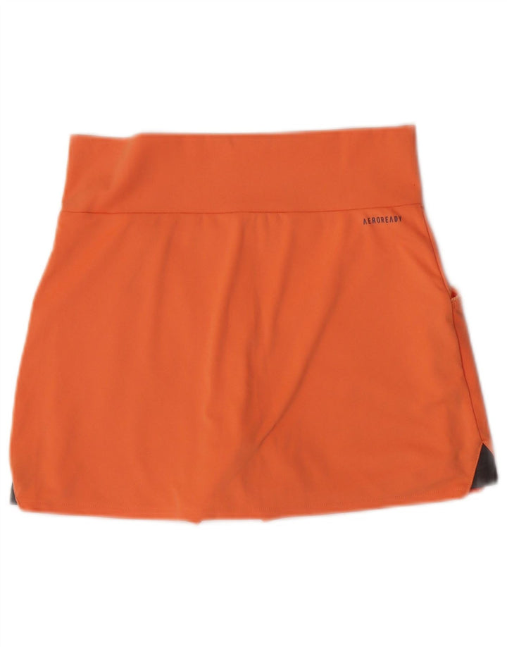 ADIDAS Pige Skort 11-12 År Orange Polyester Sports