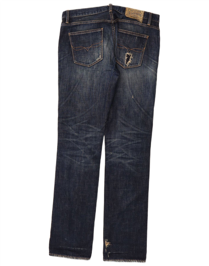 Ralph Lauren Dame Slim Jeans W30 L34 Marineblå