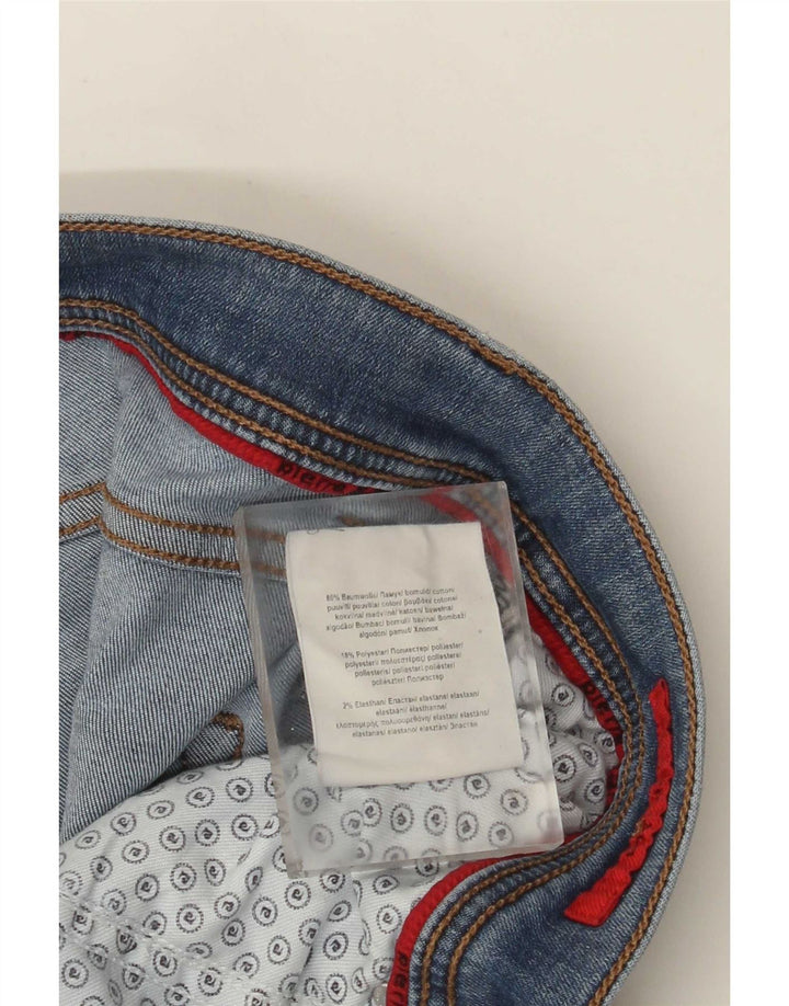 Pierre Cardin Straight Jeans til mænd W38 L32 Blå Bomuld