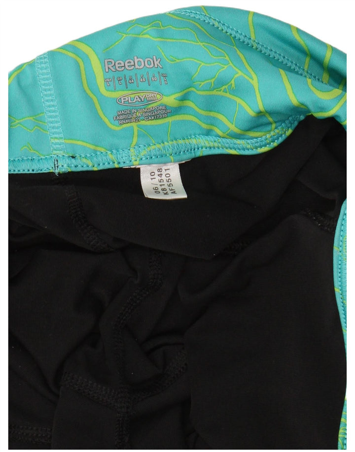 REEBOK Dame Leggings UK 14 Large Sort