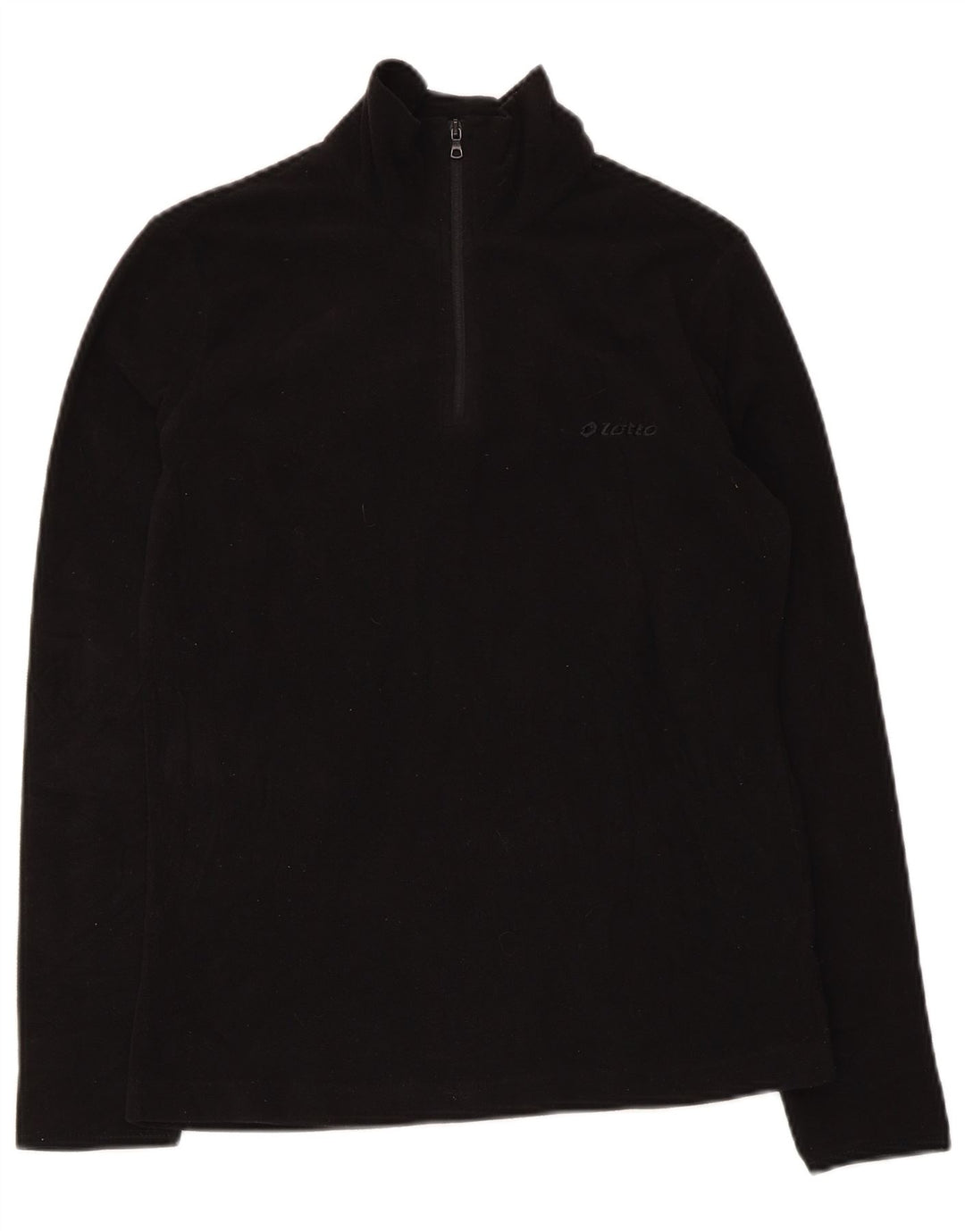 Lotto Dame Fleece Jumper med lynlås DK 10 Lille sort polyester