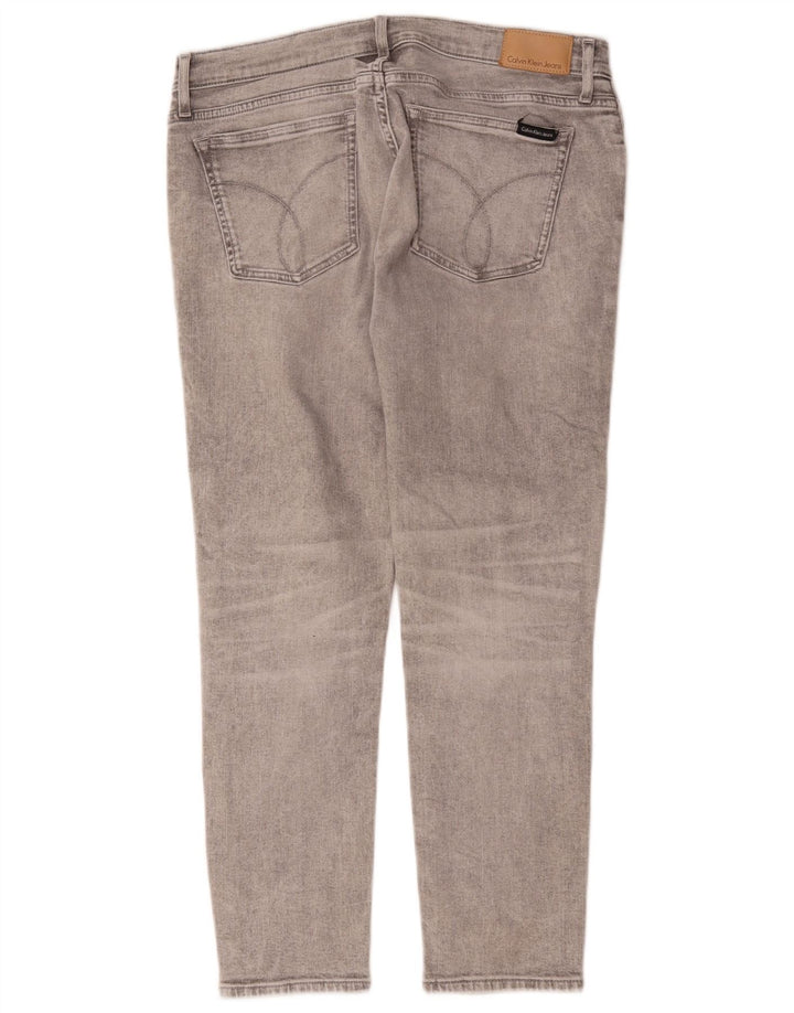 Calvin Klein Womens Cropped Jeans W31 L25 Grå Bomuld