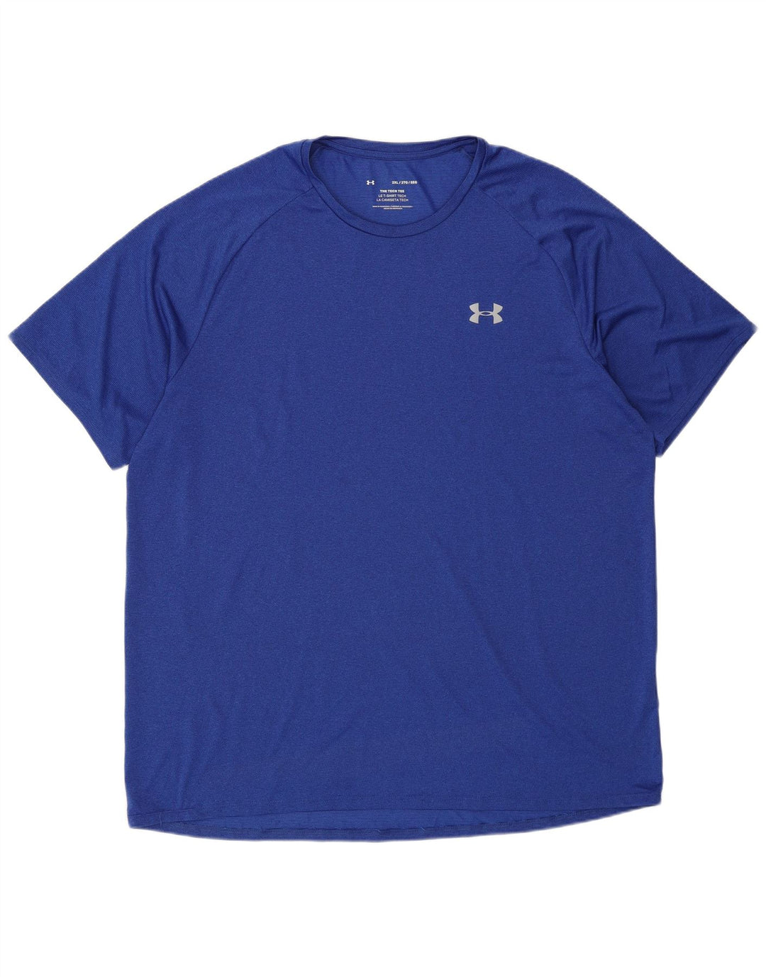 Under Armour Herre T-Shirt Top 2XL Blå Polyester