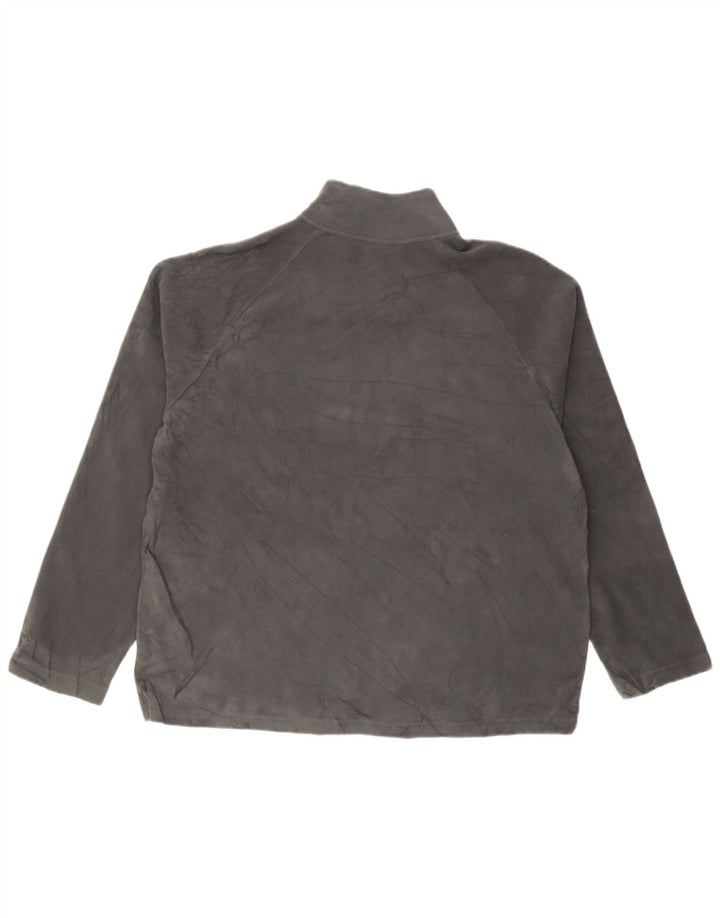 Starter Herre lynlås-hals Fleece Jumper UK 42/44 Stor Grå Polyester