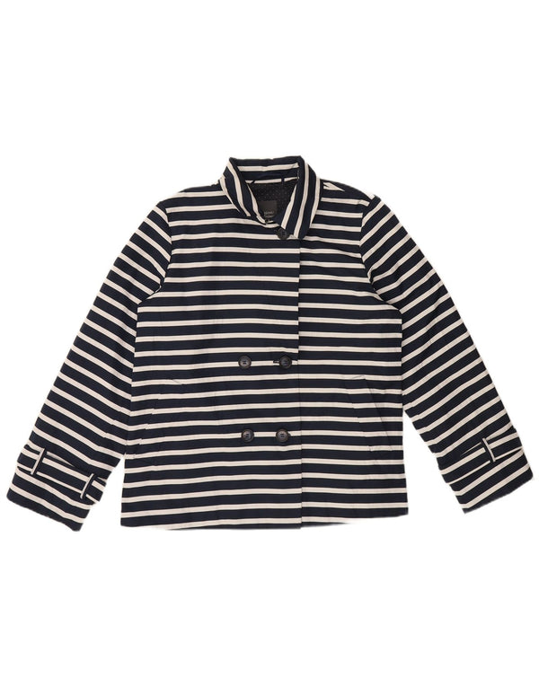 Persona By Marina Rinaldi Dobbeltradet frakke til kvinder Str. 19 Small Navy Bl