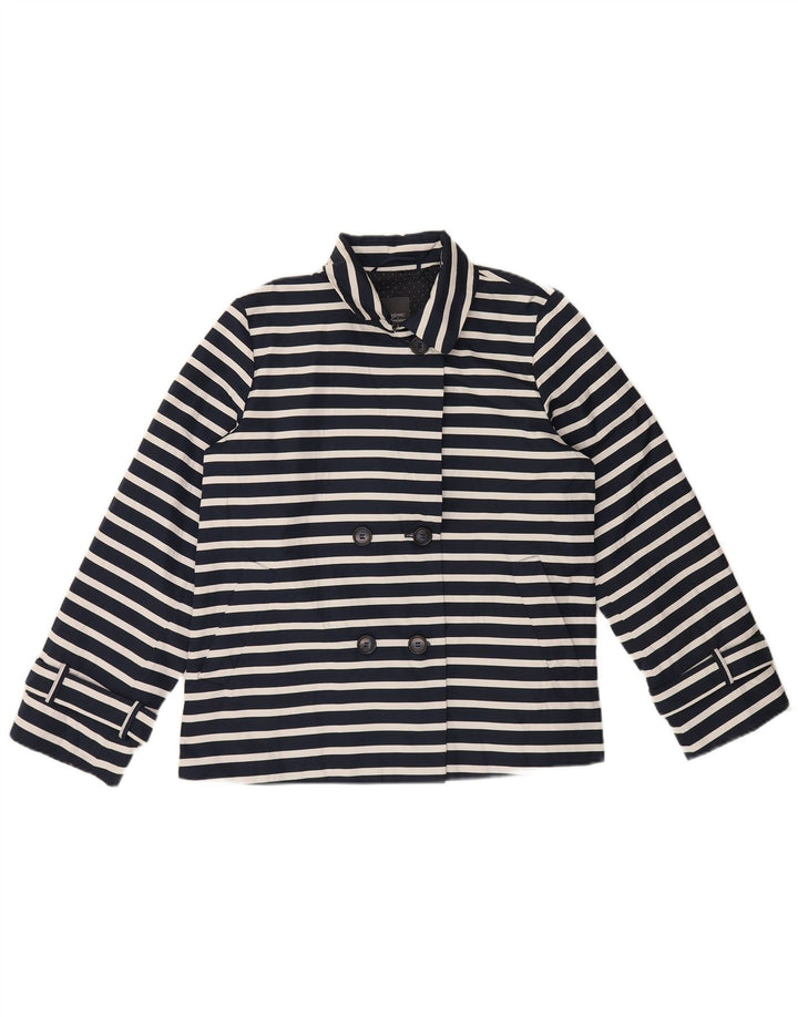 Persona By Marina Rinaldi Dobbeltradet frakke til kvinder Str. 19 Small Navy Bl