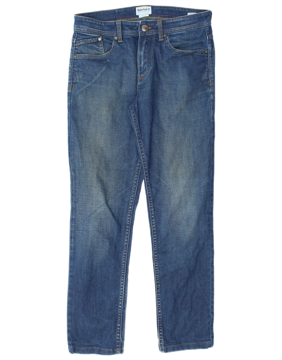 Timberland Mens Slim Jeans W32 L30 Blå Bomuld
