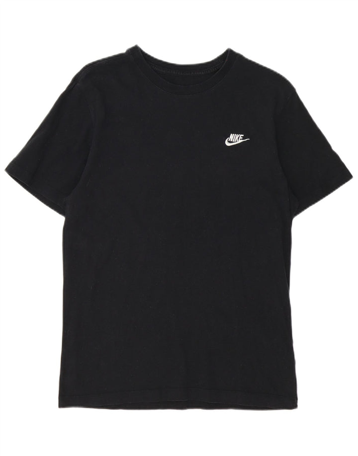 Nike T-shirt top lille sort bomuld til mænd