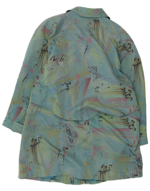 VALMELINE Oversize overfrakke til kvinder EU 36 Small Blue Colourblock