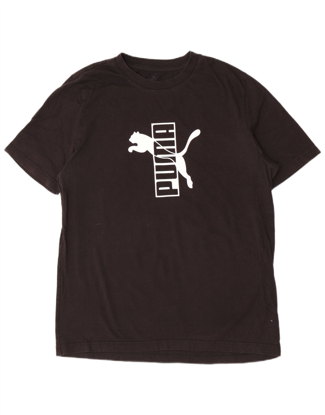 Puma Herre Grafisk T-Shirt Top Stor Sort