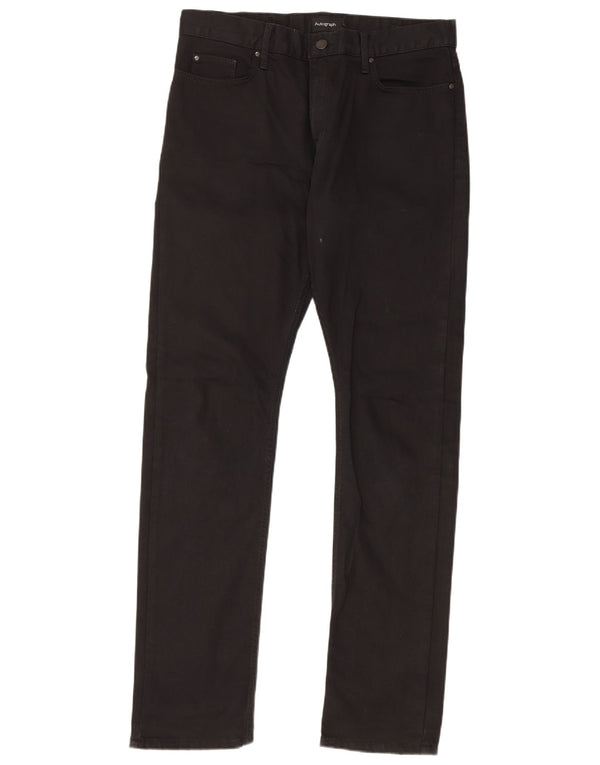 Marks & Spencer Herre Autograph Slim Jeans W32 L33 Sort Bomuld