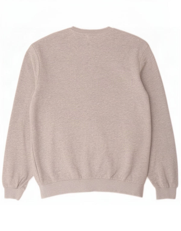 Fila Sweatshirt til mænd, lille grå flækket bomuld