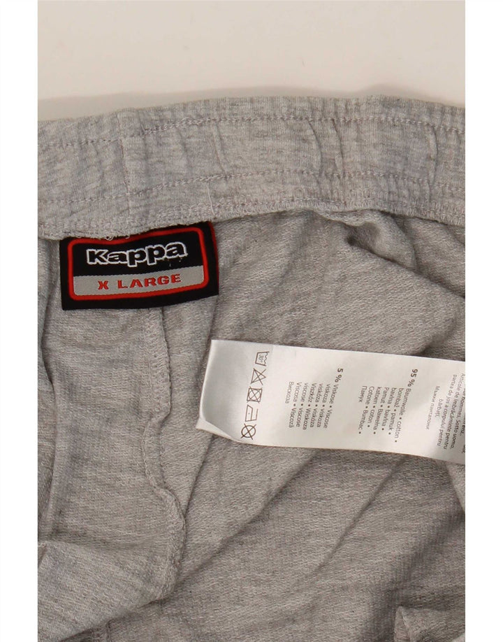 Kappa Herre grafiske sportsshorts XL grå bomuld
