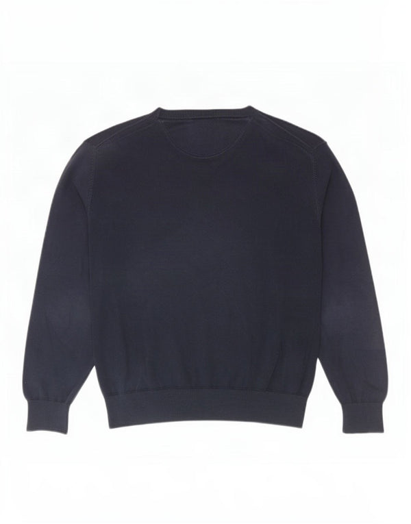 Timberland Herre V-hals sweater Medium marineblå bomuld