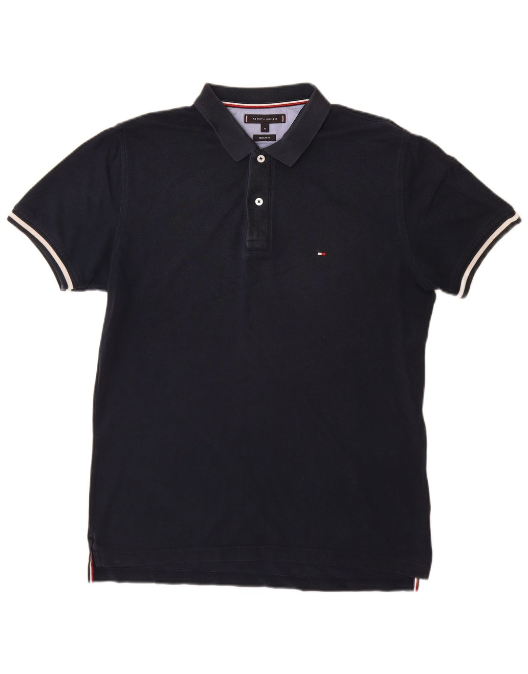 Tommy Hilfiger Herre Regular Fit Polo Shirt Medium Navy Blue