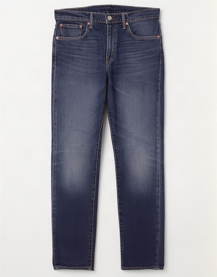 Levi's Herre 502 tilspidsede jeans W32 L34 blå bomuld