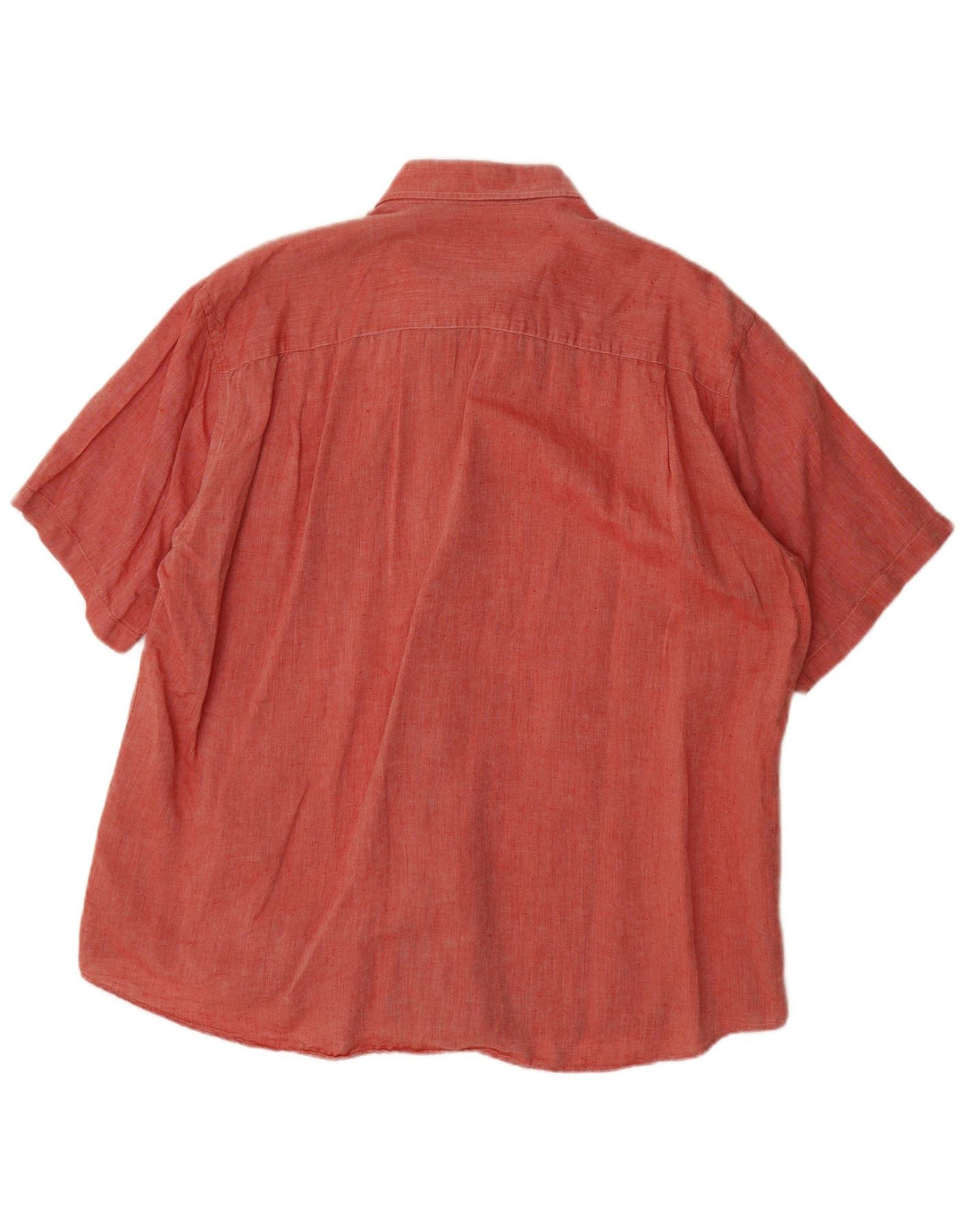 LACOSTE Kortærmet Herreskjorte Størrelse 46 2XL Rød