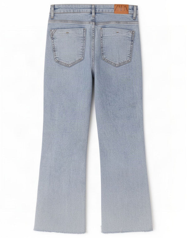 Zara Womens Bootcut Jeans EU 38 Small W28 L26 Blue