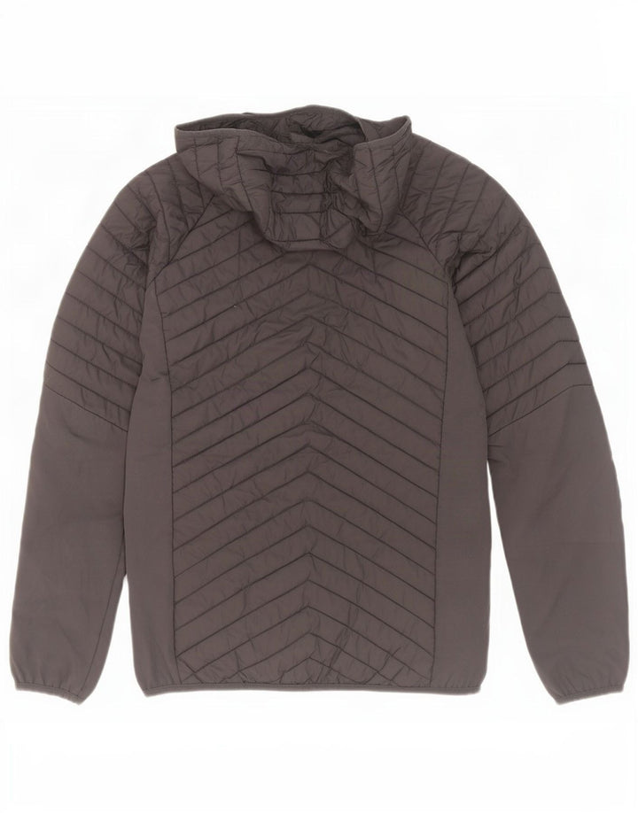 Mountain Warehouse Herre hættepolstret jakke UK 34 XS Grå Polyester