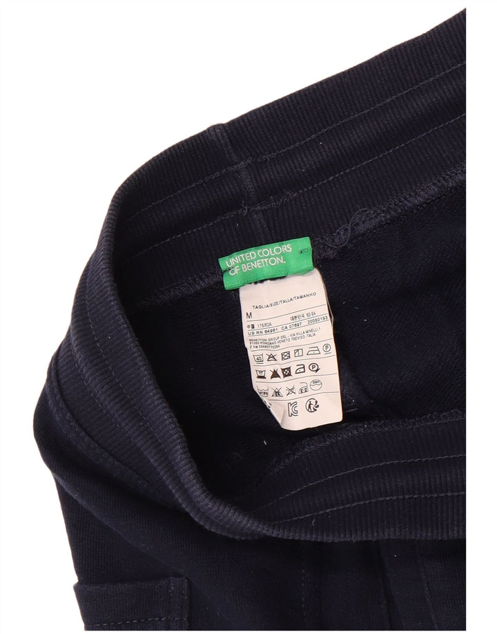 Benetton Herre Sportshorts Medium Navyblå Bomuld
