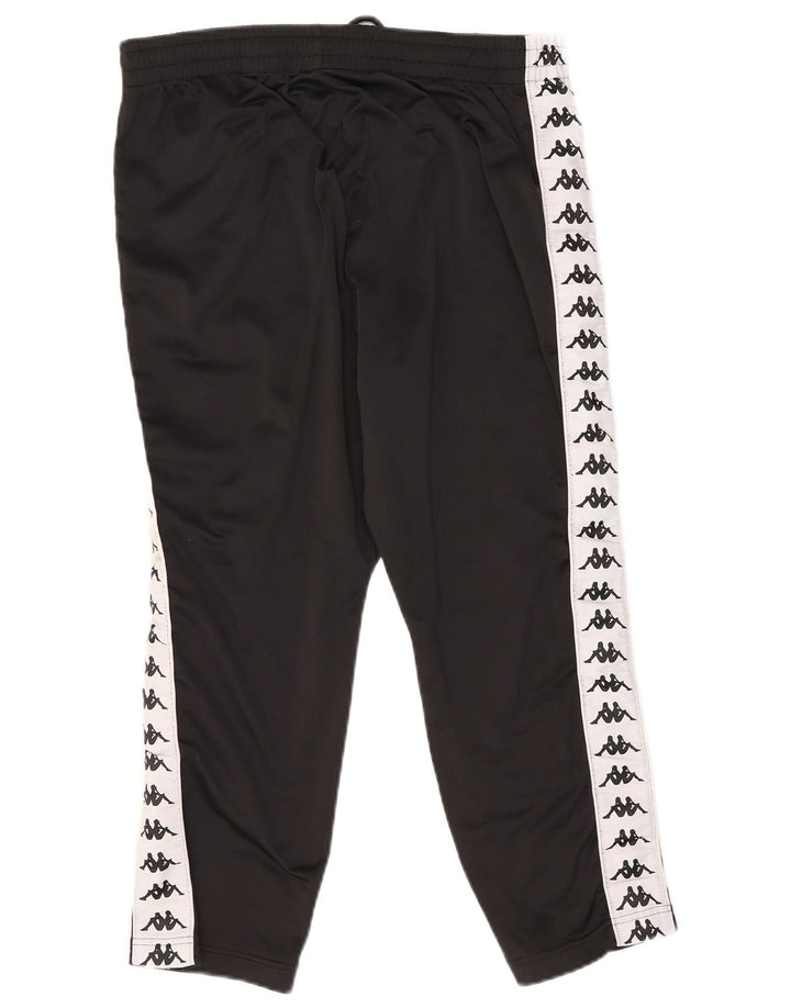 Kappa Herre grafisk træningsdragt Bukser Joggers Large Black Colourblock