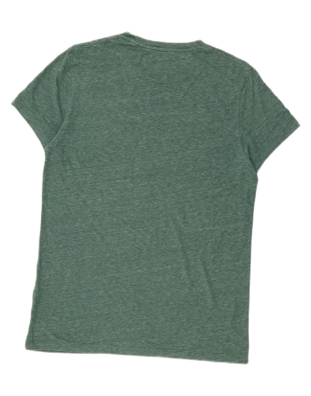 Jack Wills Herre T-shirt Top Medium Grøn Flecked Bomuld