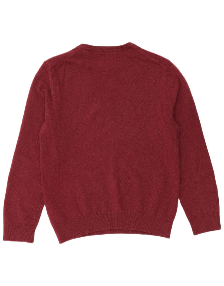 Gant Herre Crew Neck Jumper Sweater Lille Bourgogne lammeuld
