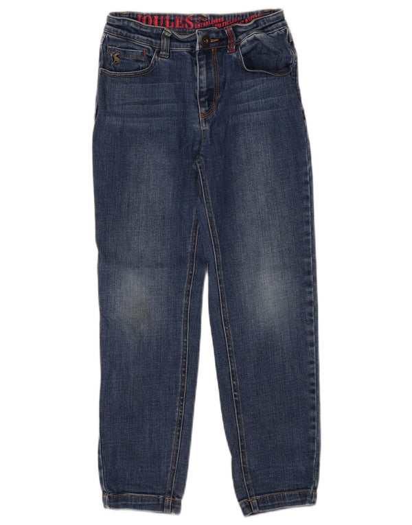 Joules Piger Straight Jeans 7-8 År W22 L22 Blå Bomuld