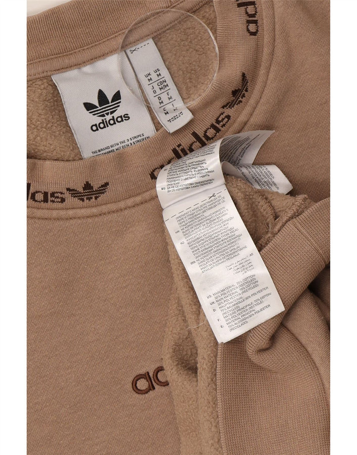 Adidas Herre grafisk sweatshirt Jumper Medium Beige Bomuld