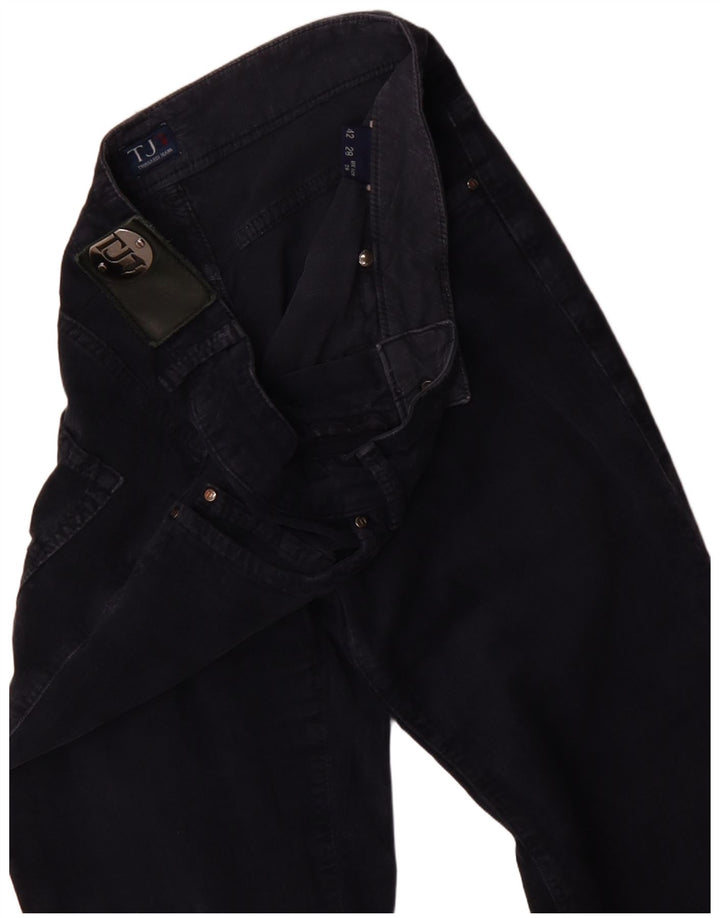Trussardi Dame Slim Corduroy Bukser W26 L29 Navy Blue