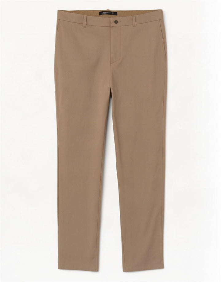 Zara Dame Slim Cropped Trousers Medium W28 L26 Beige