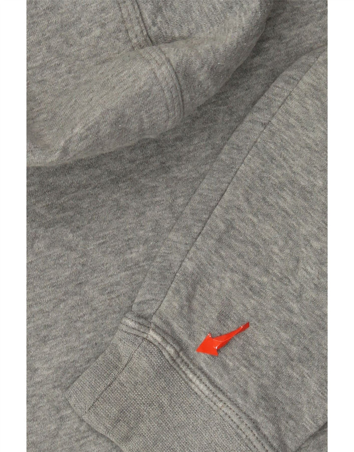 Nike Boys Hoodie Jumper 10-11 år Medium Grå Flecked