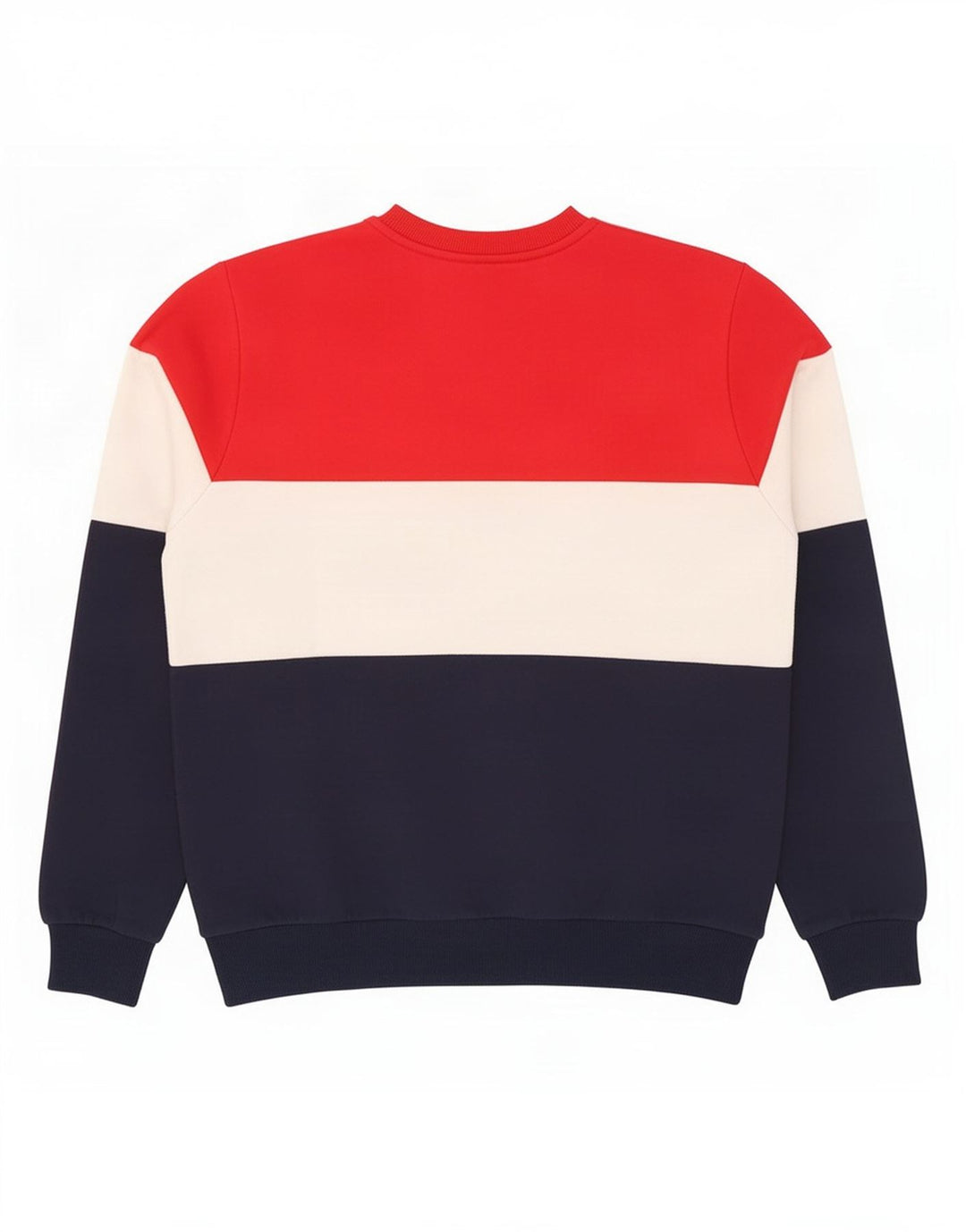 Fila Dame Sweatshirt Jumper UK 12 Medium Flerfarvet Colourblock