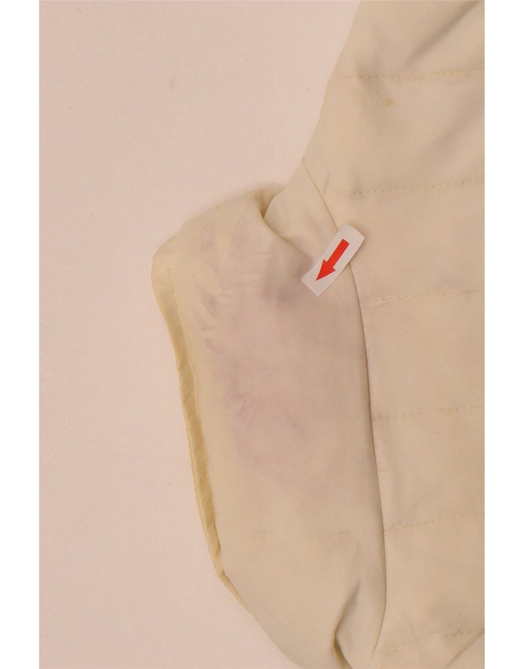 Asics Womens Polstret Gilet UK 18 XL Off White Nylon