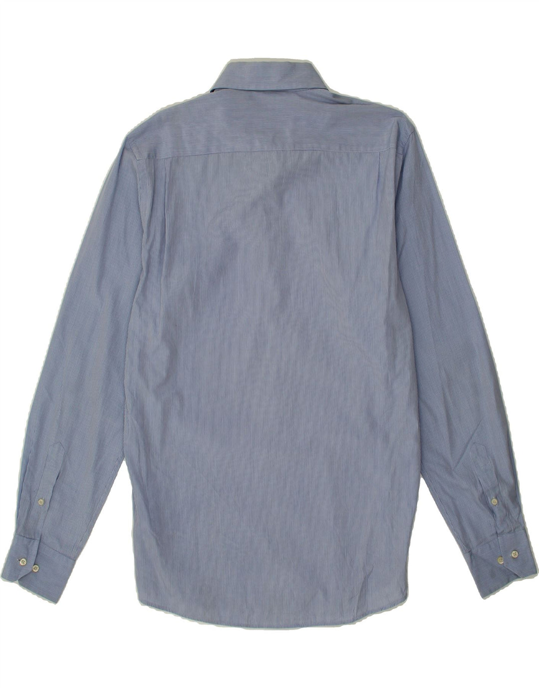 MASSIMO DUTTI Mens Shirt Large Blue Pinstripe Cotton Vintage Massimo Dutti and Second-Hand Massimo Dutti from Messina Hembry 