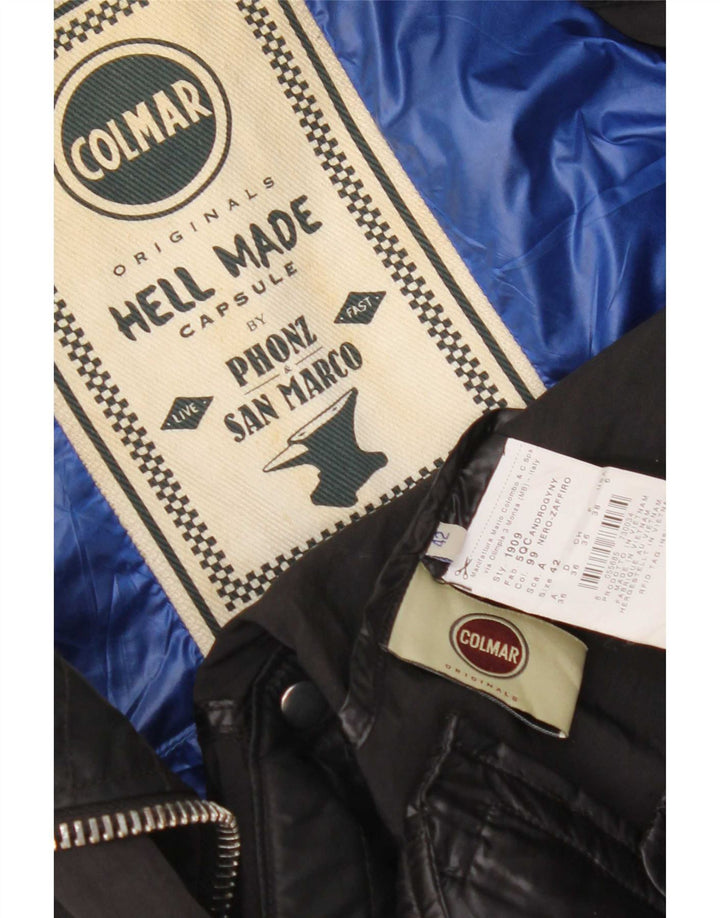 Colmar Dame Biker Jacket IT 42 Lille Sort Nylon