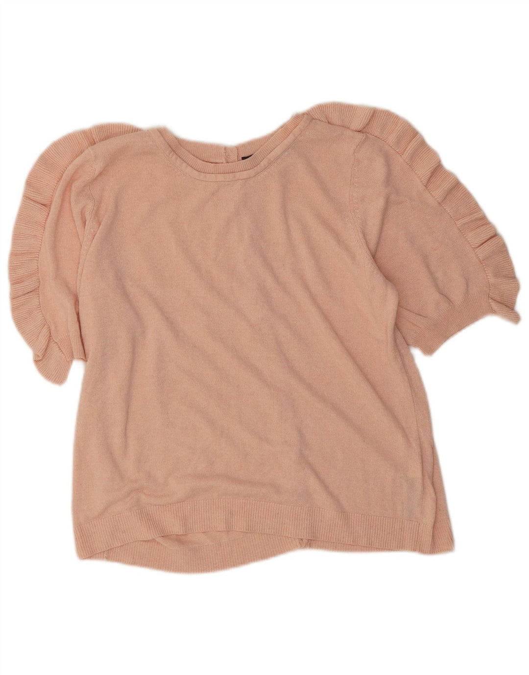 Marks & Spencer Dame Flæse Cardigan Sweater UK 14 Medium Pink