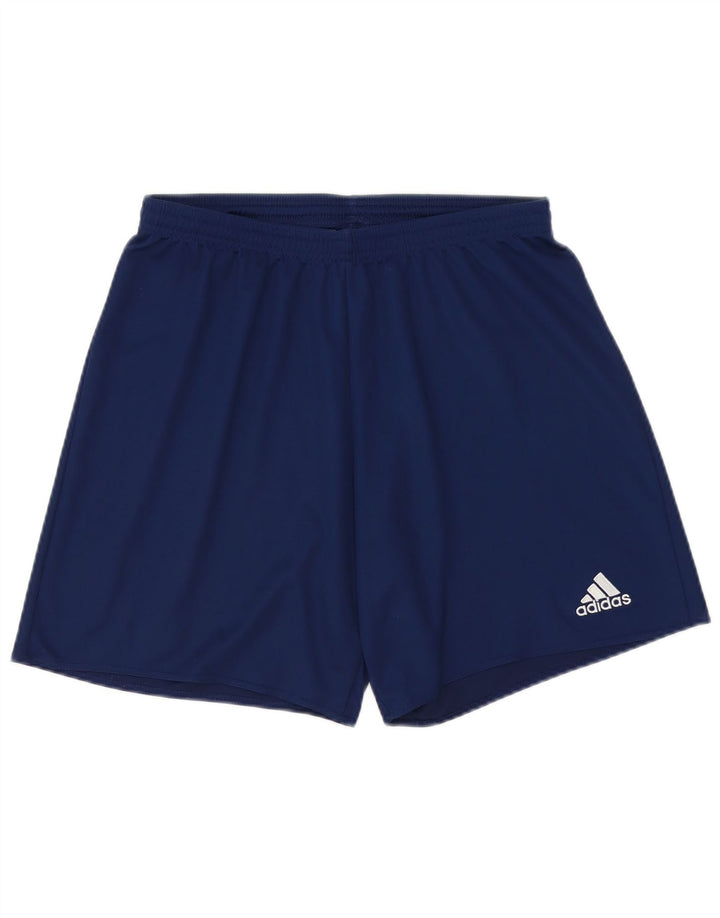Adidas Herre Climalite Sportshorts store marineblå polyester