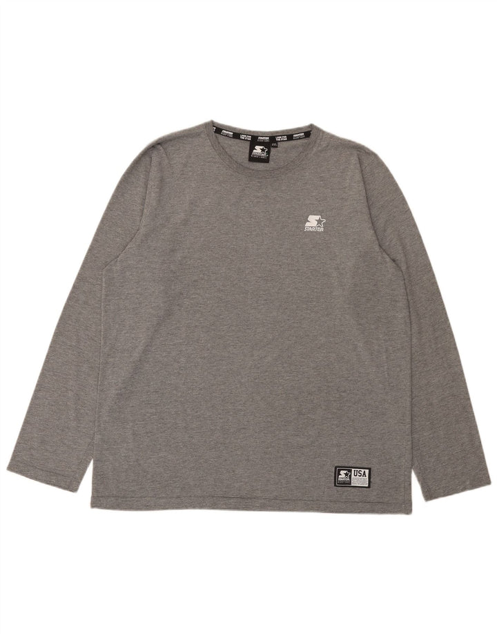 Starter Dame Langærmet T-Shirt Top UK 21 2XL Grå