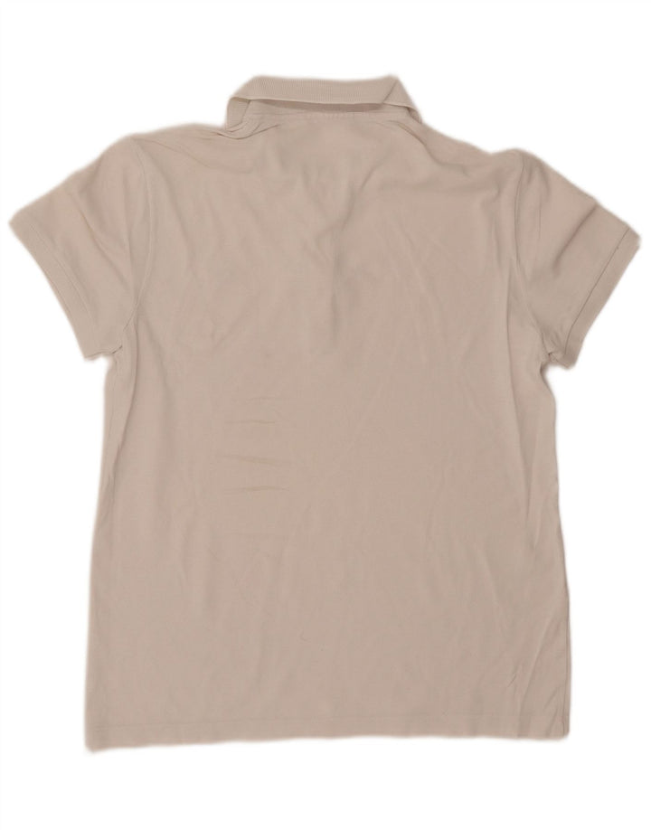 Lacoste herre poloskjorte str. 4 Medium hvid bomuld